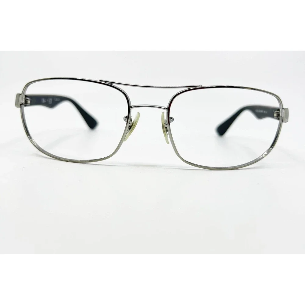 Ray-Ban Eyeglasses Mens Silver Black RB 3445 004 61-17-130